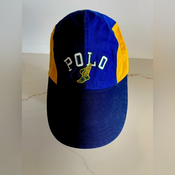 Other - Vintage polo Ralph Lauren p-wing hat graphic snowbeach bear new with tags